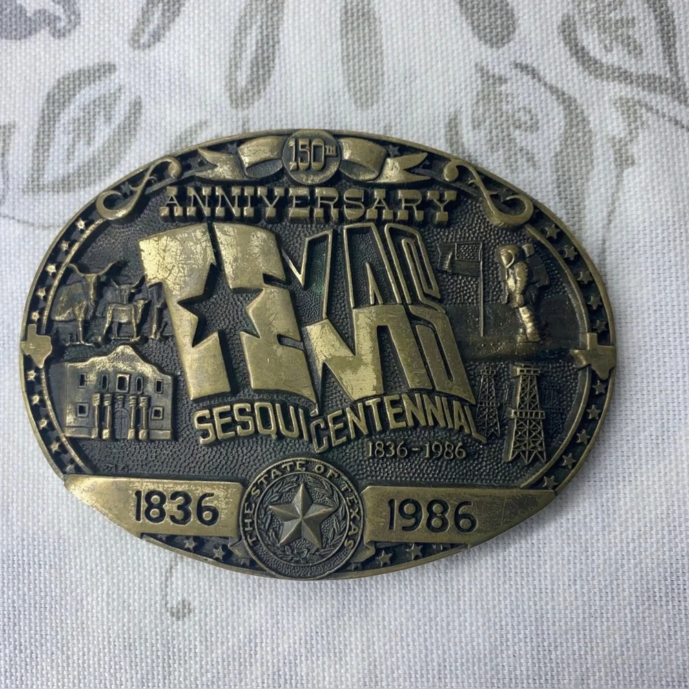 Buckle‎ Vintage Texas Sesquicentennial Limited Edition